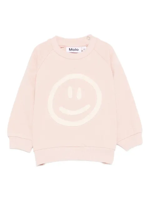 Molo smiley-embellishment sweatshirt