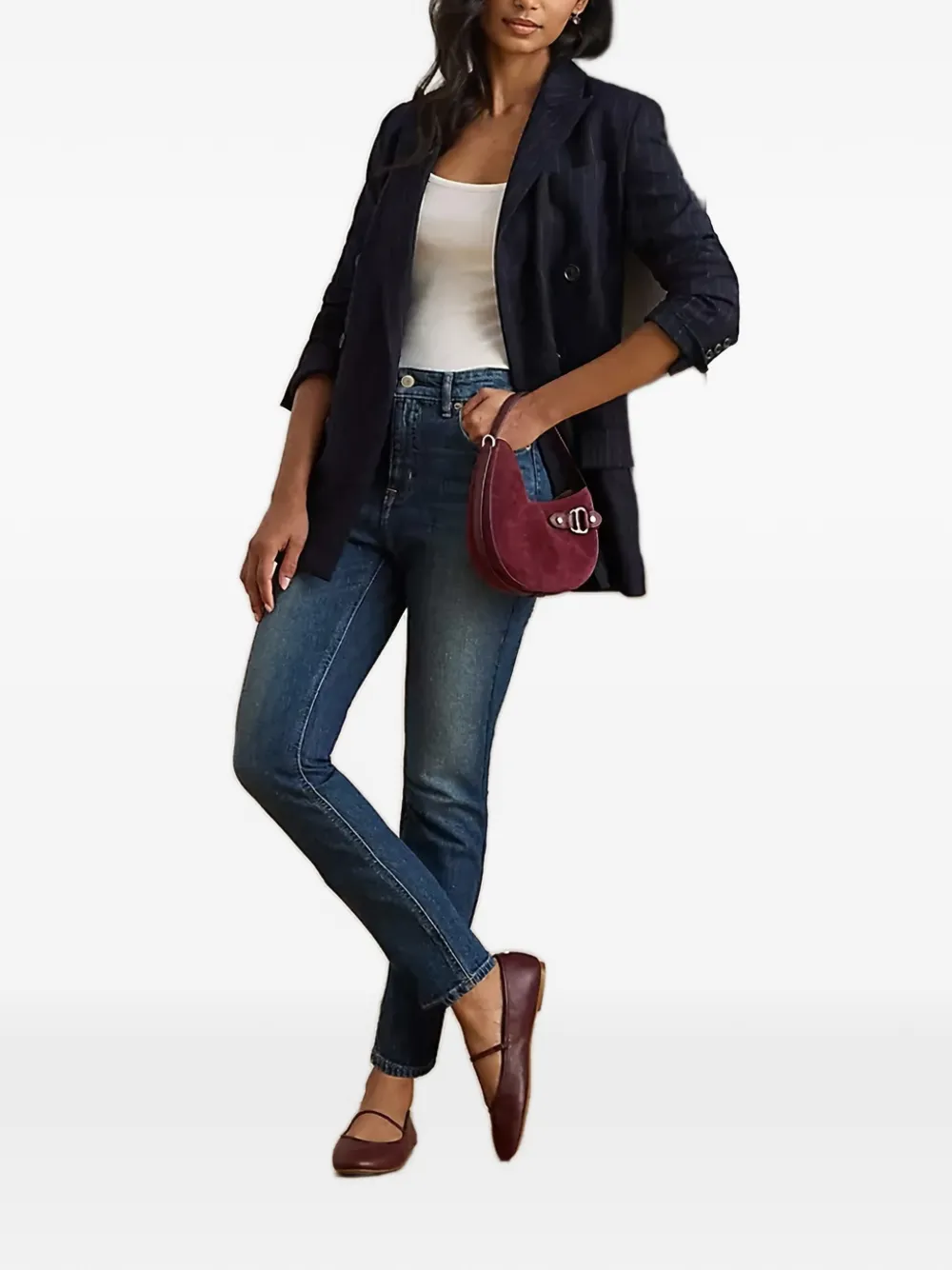 Lauren Ralph Lauren Jeans met knopen - Blauw