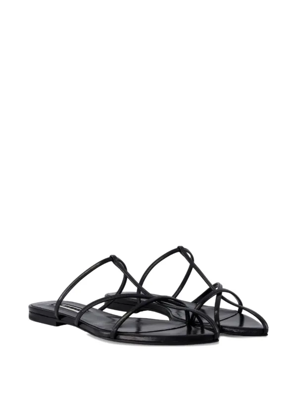 JIL SANDER ブラック ポインテッドトゥサンダル Jil Sander ポインテッドトゥ サンダル | ブラック | FARFETCH JP