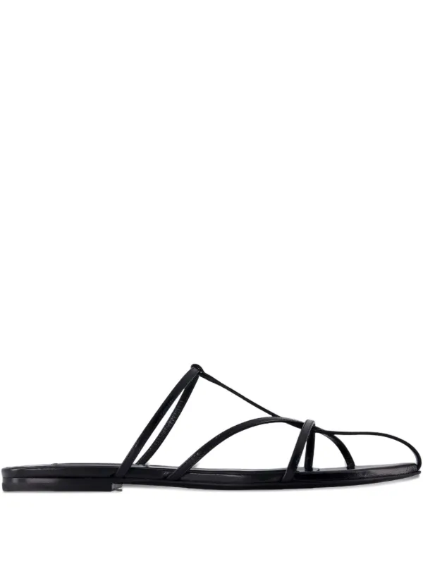 JIL SANDER ブラック ポインテッドトゥサンダル Jil Sander ポインテッドトゥ サンダル | ブラック | FARFETCH JP