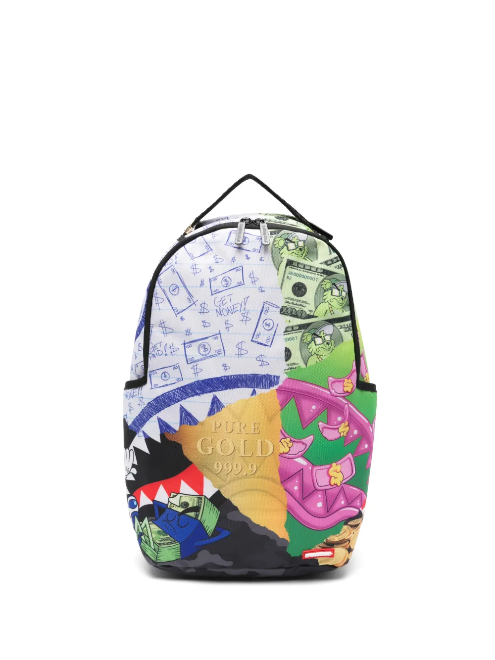sprayground kid graphic-print backpack - Bianco