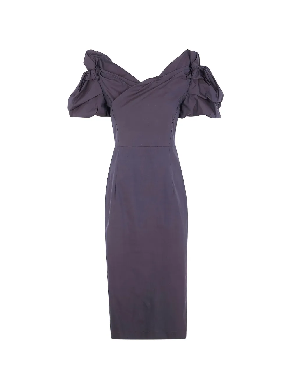 Liviana Conti puffed sleeve dress - Viola