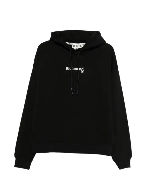 John Richmond logo hooded hoodie 