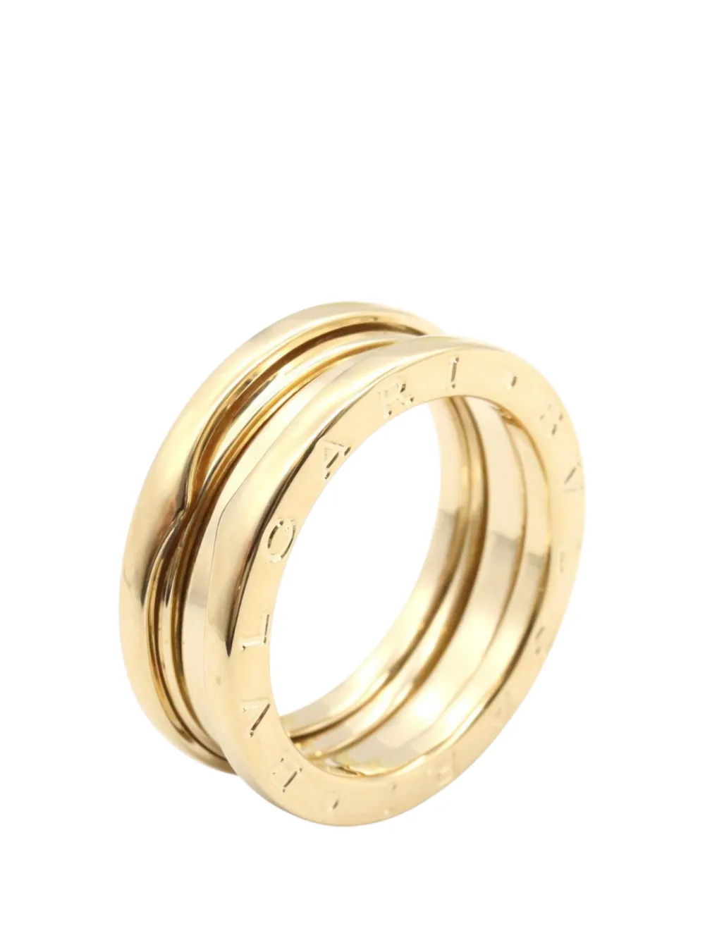 Bvlgari Pre-Owned 2010-2025 18K Yellow Gold B.Zero1 Three Band ring - Oro