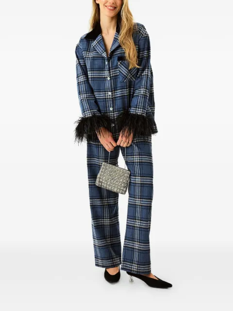 Sleeper pyjama bordé de plumes