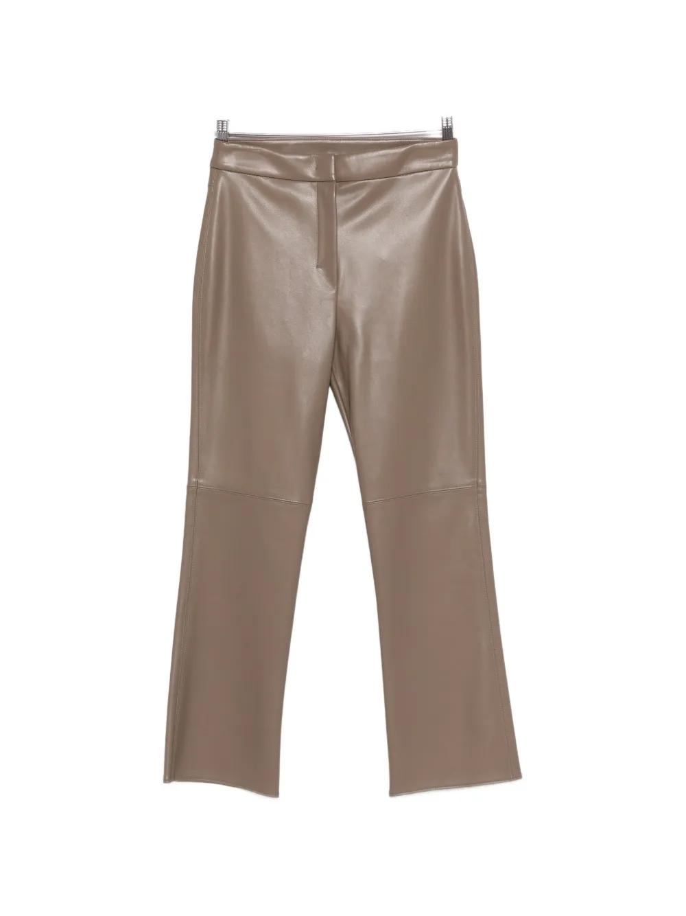 Max Mara faux leather trousers - Marrone