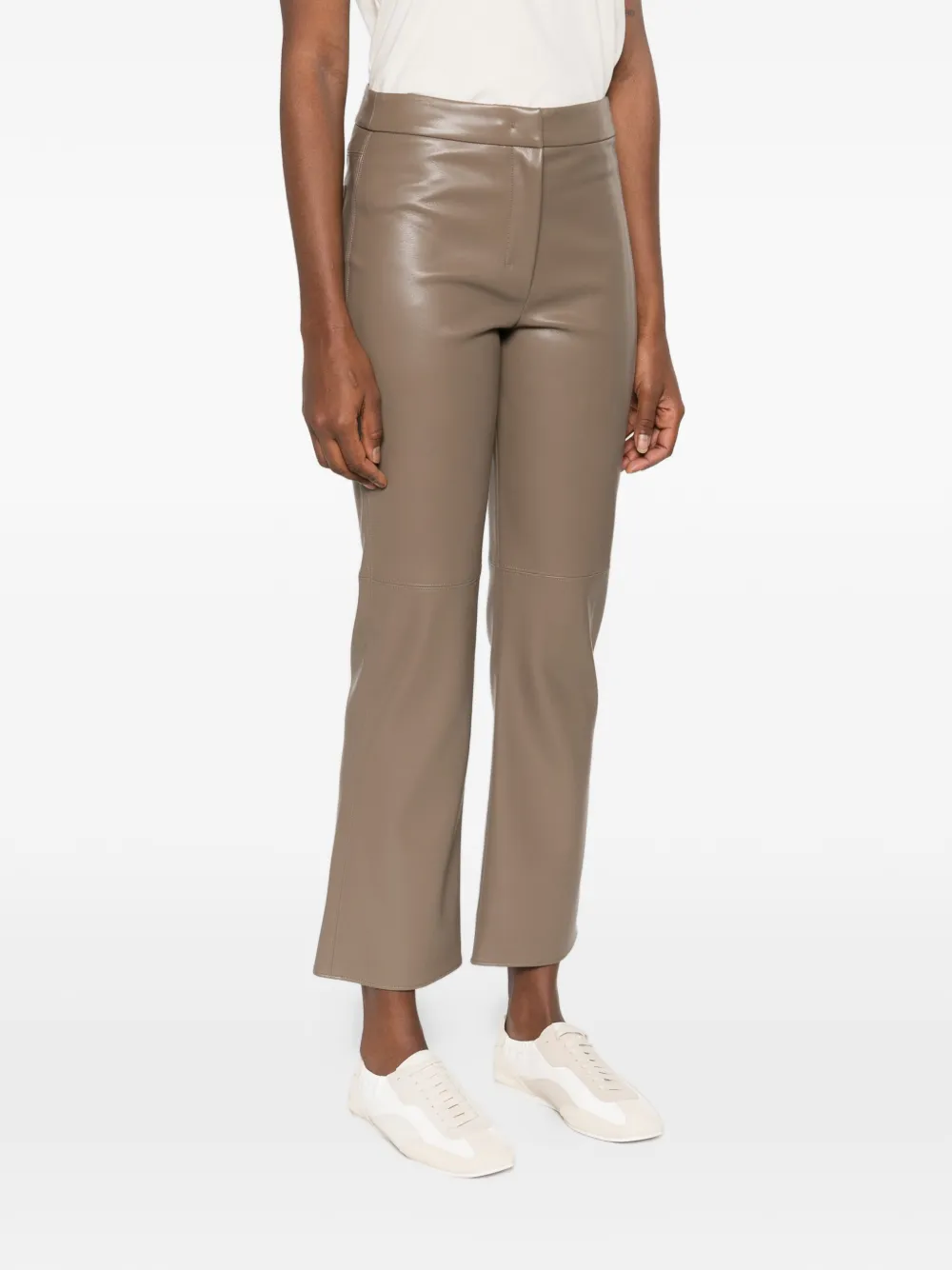 Faux Leather Trousers