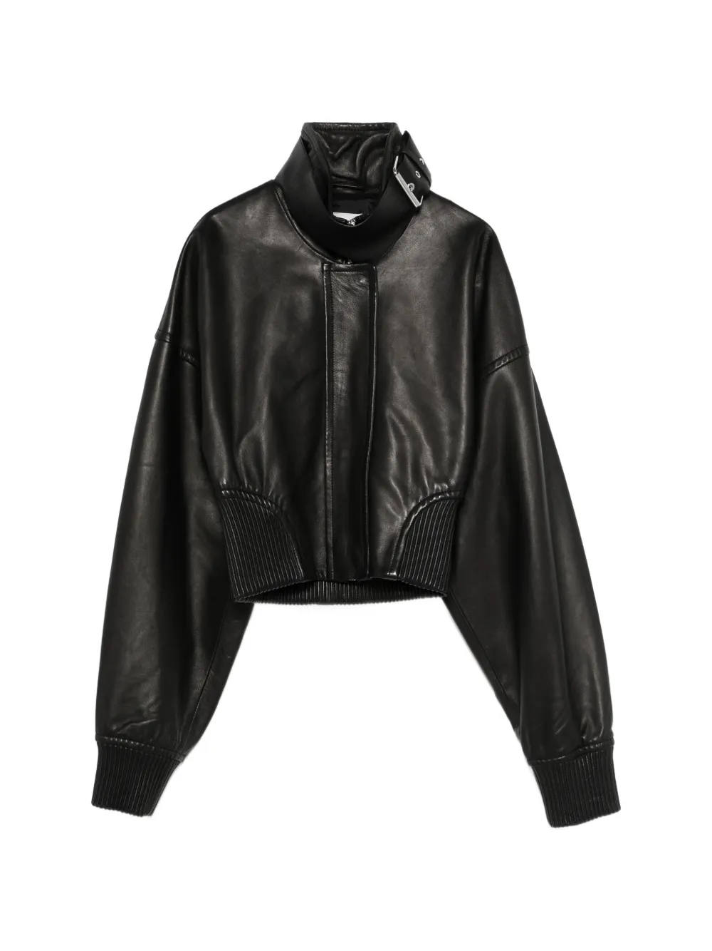 Max Mara ribbed collar jacket - Nero