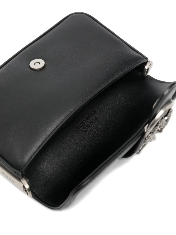 PINKO Baby Love One Birds Cross Body Bag | Black | FARFETCH