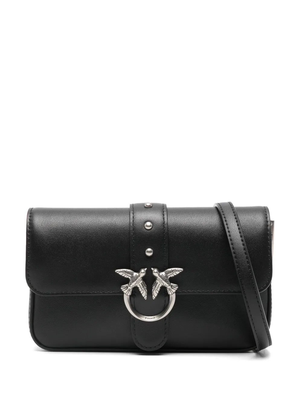 PINKO Love One birds cross body bag - Nero