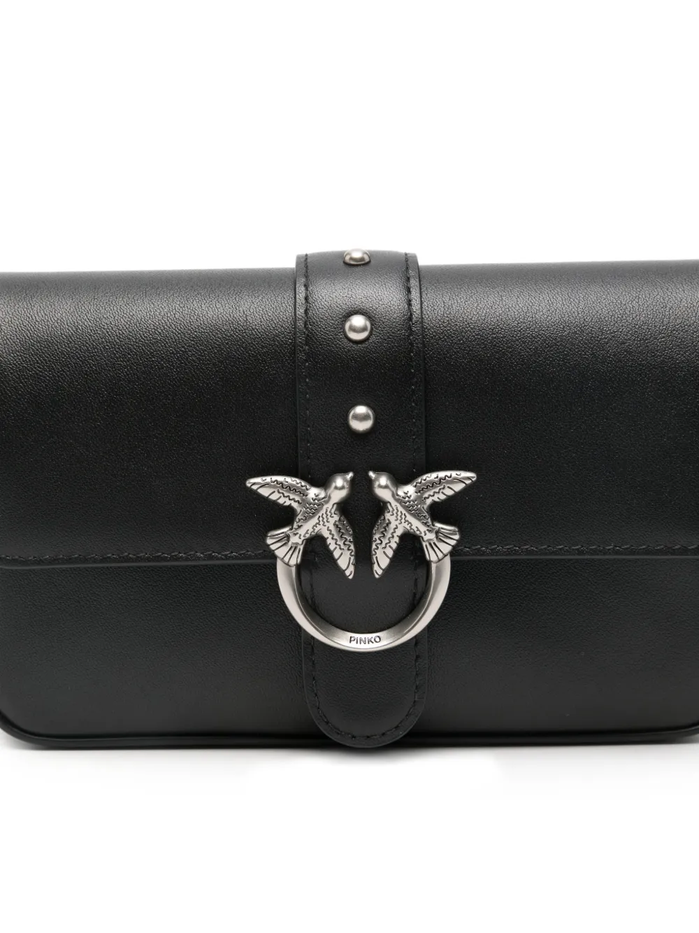 PINKO Baby Love One Birds crossbodytas Zwart