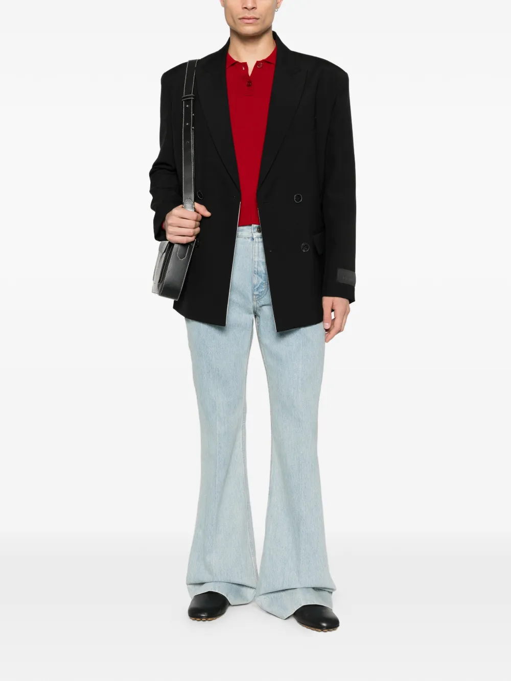 Valentino Garavani flared denim jeans - Blauw