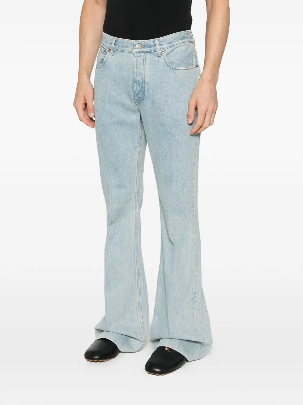 Valentino Garavani Flared Denim Jeans - Blue 