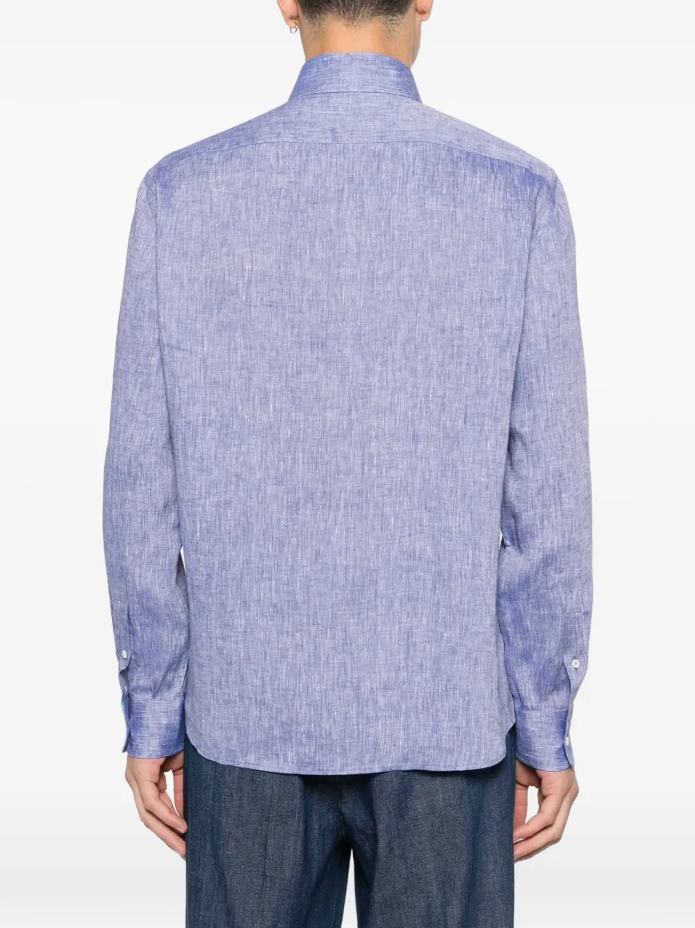 Brunello Cucinelli Overhemd met knopen Blauw
