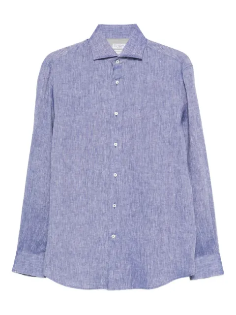 Brunello Cucinelli chemise à détails de pompons