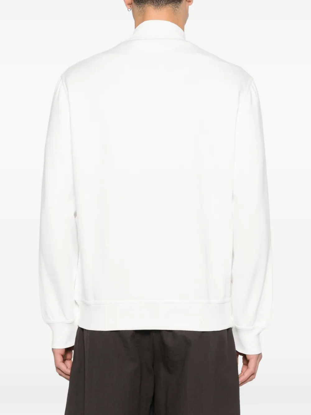 Brunello Cucinelli Sweater met rits Wit
