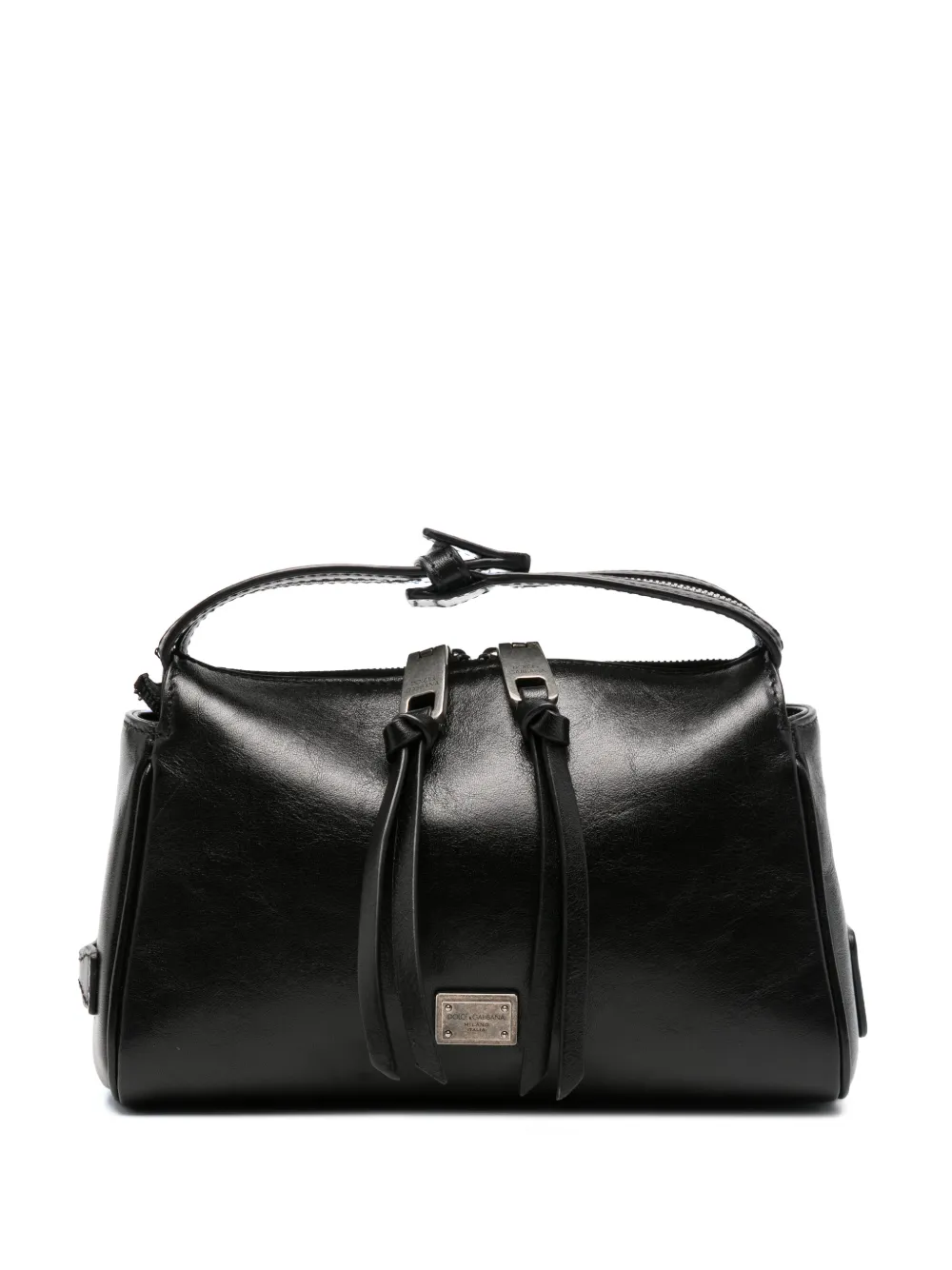 Dolce & Gabbana zip-fastening leather tote bag - Nero