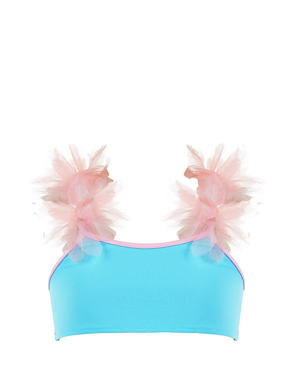 Nessi Byrd Kids Sindra bikini met bloemenpatch Roze