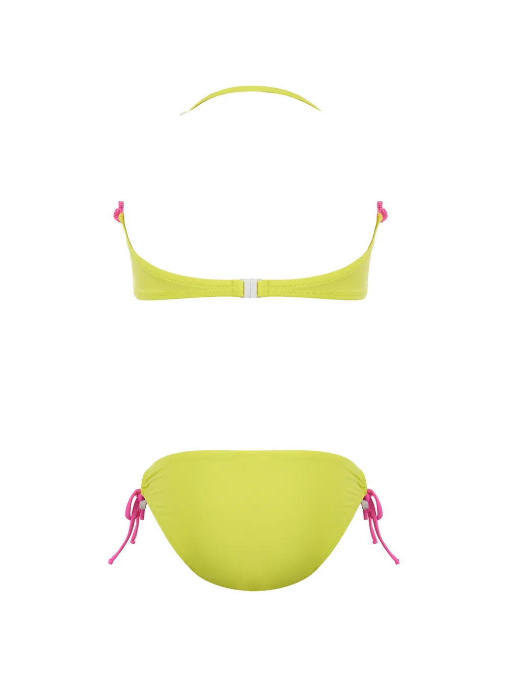 Nessi Byrd Kids Mireya bikini met bloemenpatch Geel