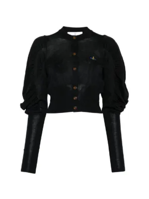 Vivienne Westwood Bea クロップド カーディガン | ブラック | FARFETCH JP