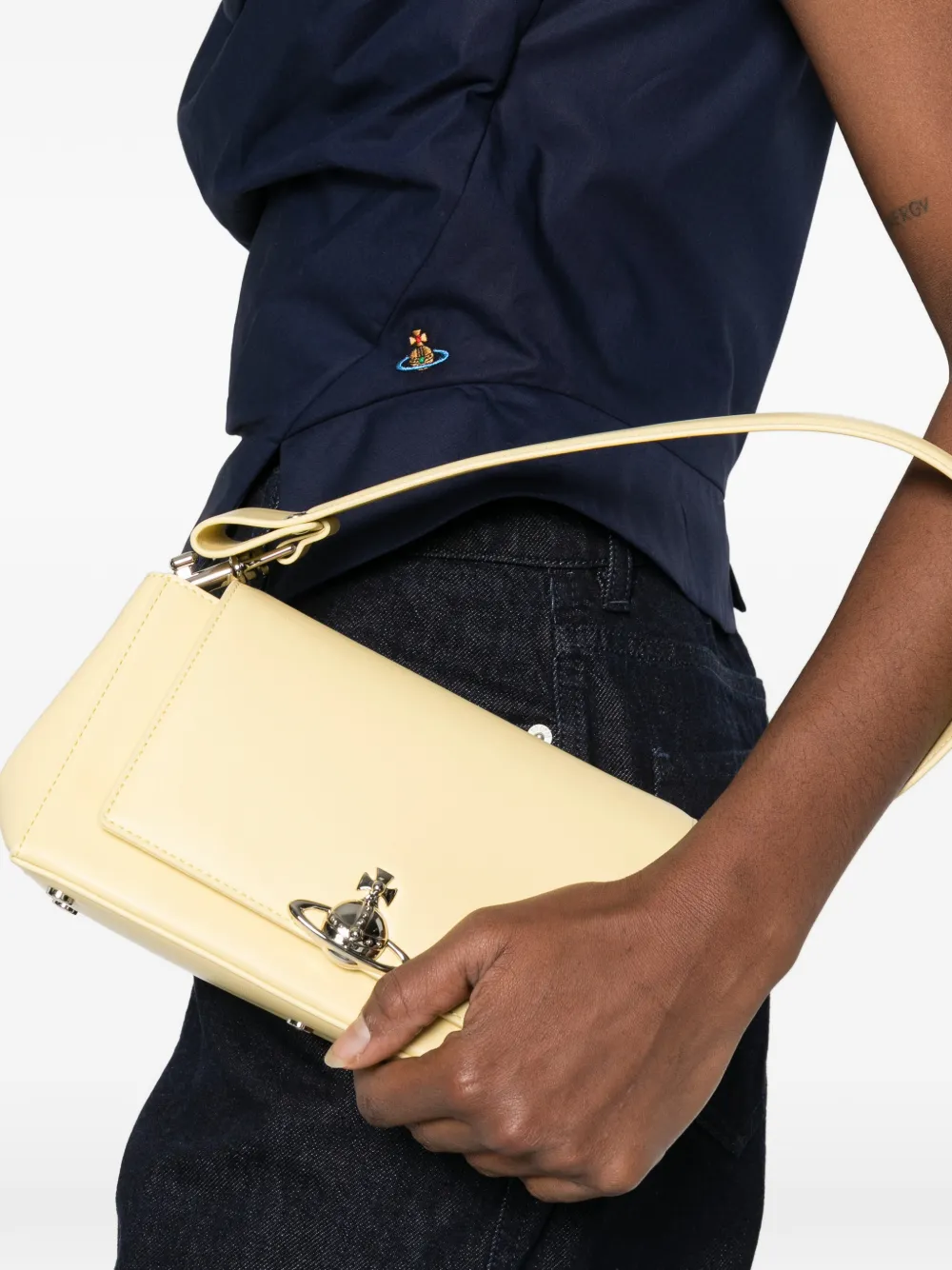 Vivienne Westwood medium Hazel tote bag - Geel