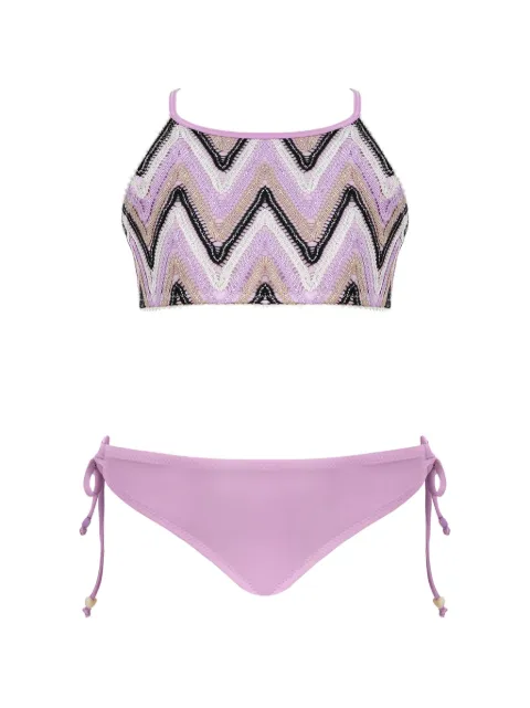 Nessi Byrd Kids tie-fastening bikini set
