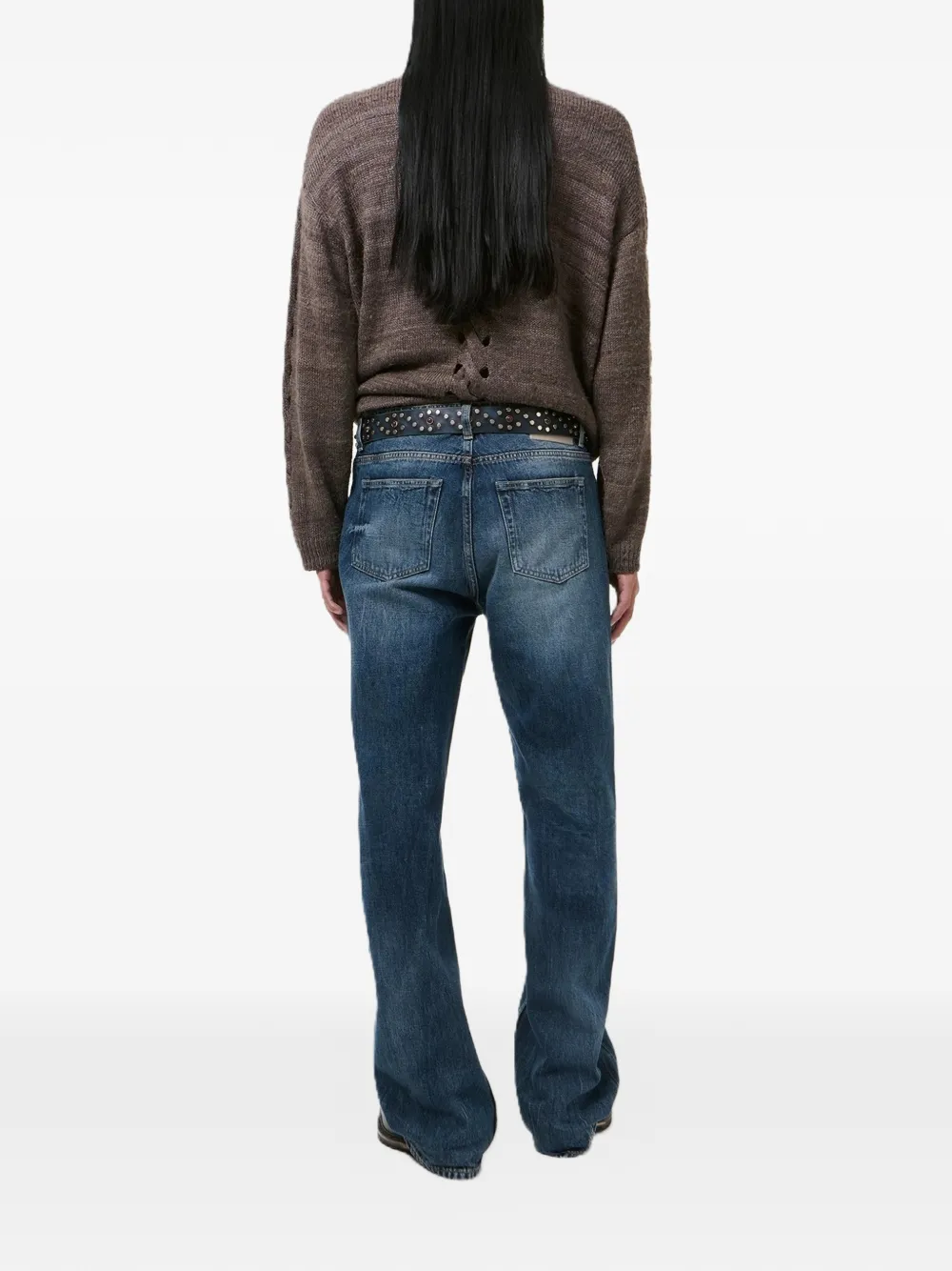  Our Legacy Carlson Cut Faded Trousers - Blue 