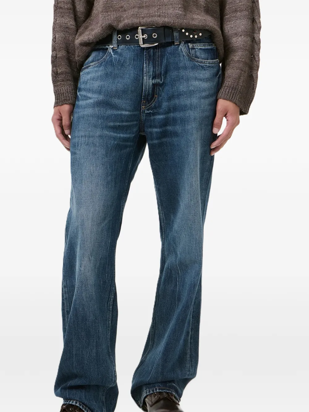 OUR LEGACY Carlson Cut broek met vervaagd effect Blauw