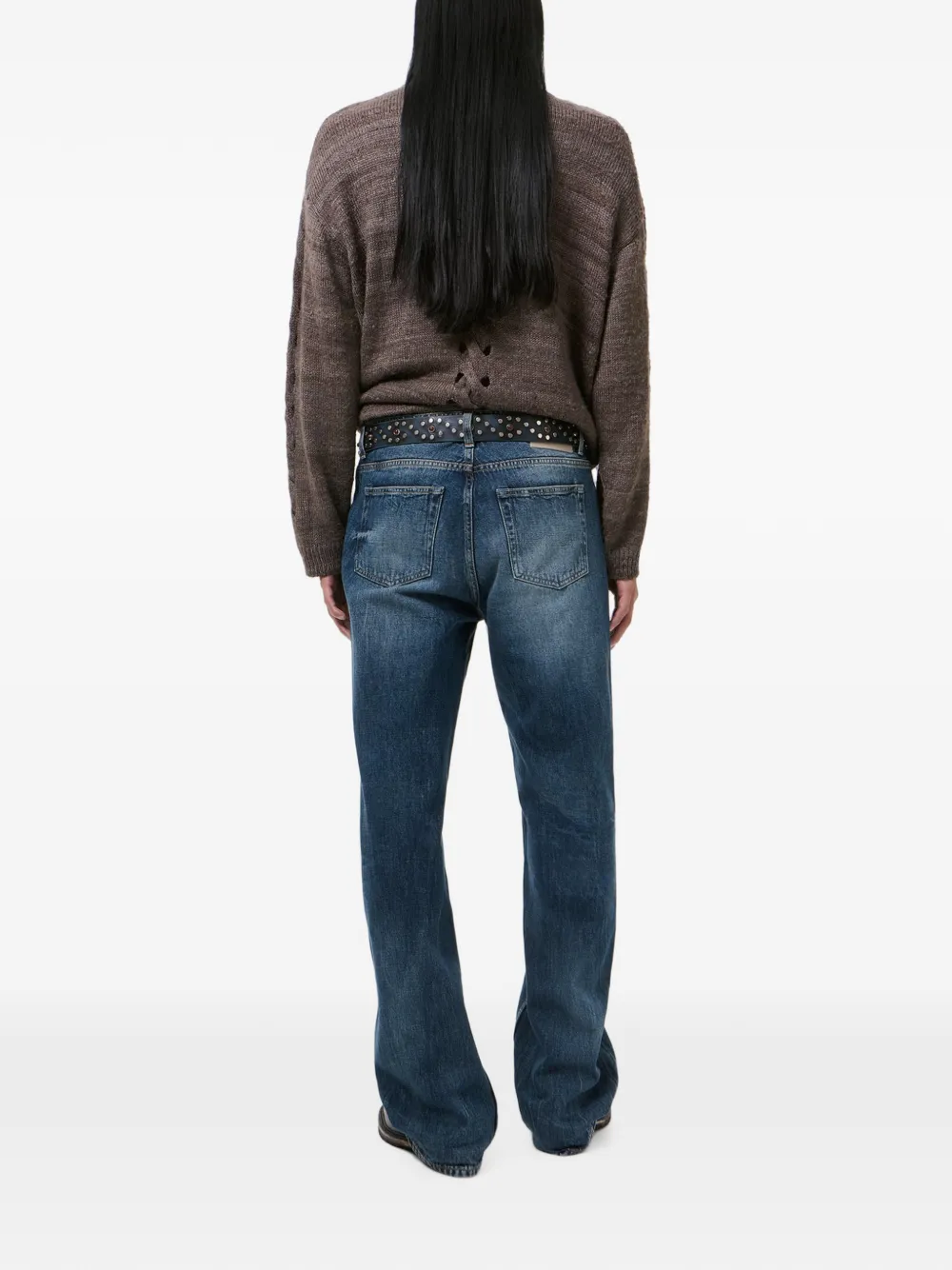 OUR LEGACY Carlson Cut broek met vervaagd effect Blauw