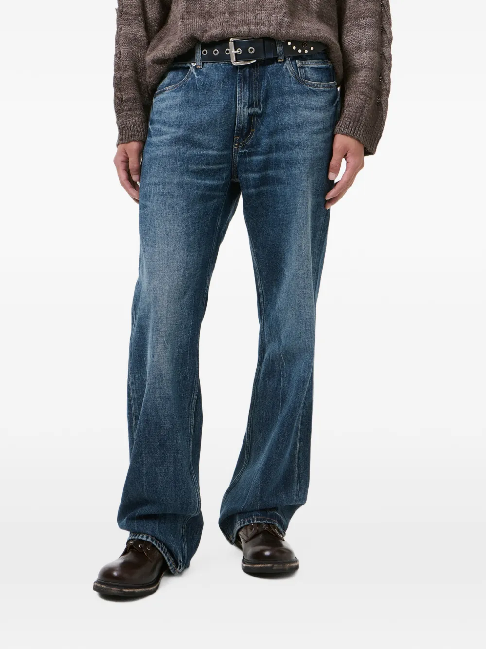 OUR LEGACY Carlson Cut broek met vervaagd effect Blauw
