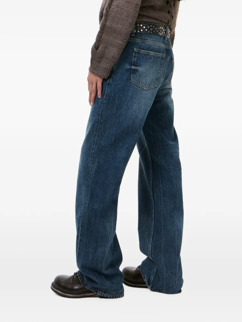 OUR LEGACY Carlson Cut broek met vervaagd effect Blauw