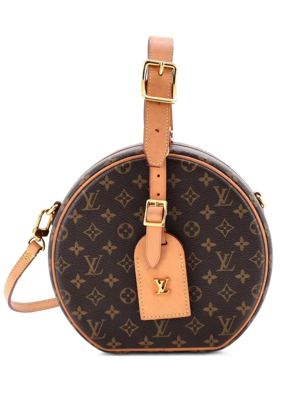 Louis Vuitton Pre-Owned Petite Boite Chapeau Bag Monogram Canvas crossbody bag - Marrone