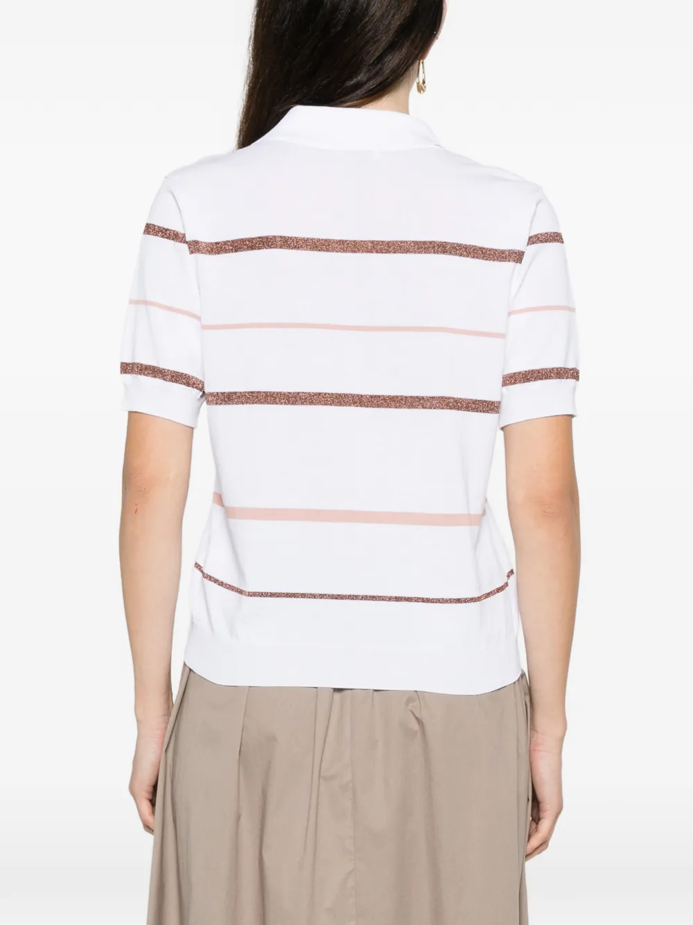 Striped Short-Sleeve Top