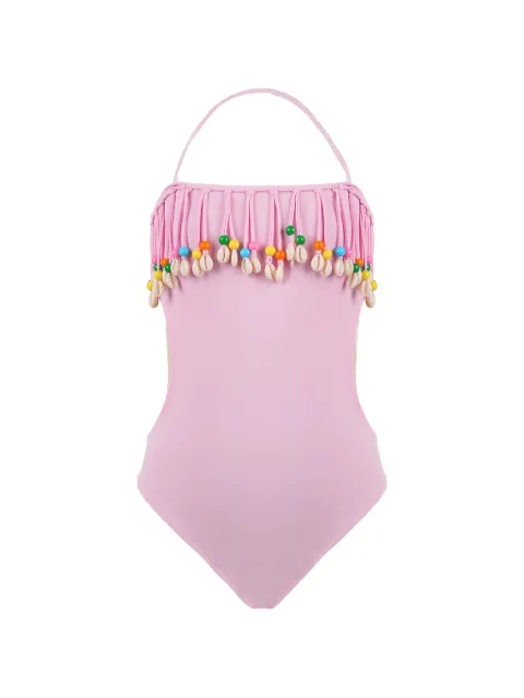 Nessi Byrd Kids maillot de bain Gabriella à franges et perles