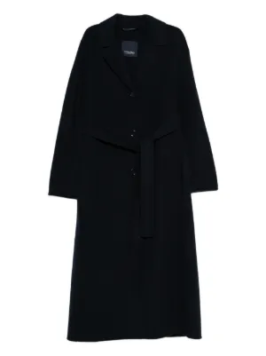 S Max Mara ボタンコート | ブルー | FARFETCH JP