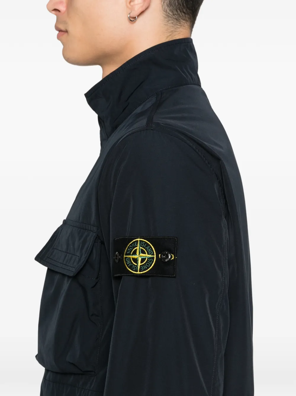Stone Island 4100034 Twill mini-jack Blauw