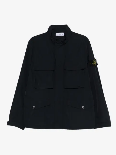 Stone Island sobrecamisa con bolsillo en el pecho