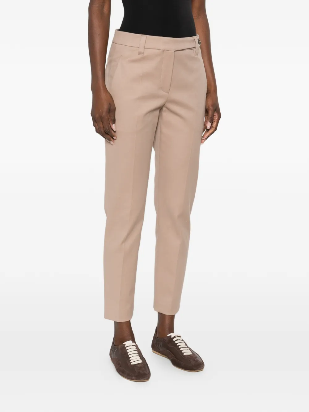  Brunello Cucinelli Button Tailored Trousers - Neutrals 