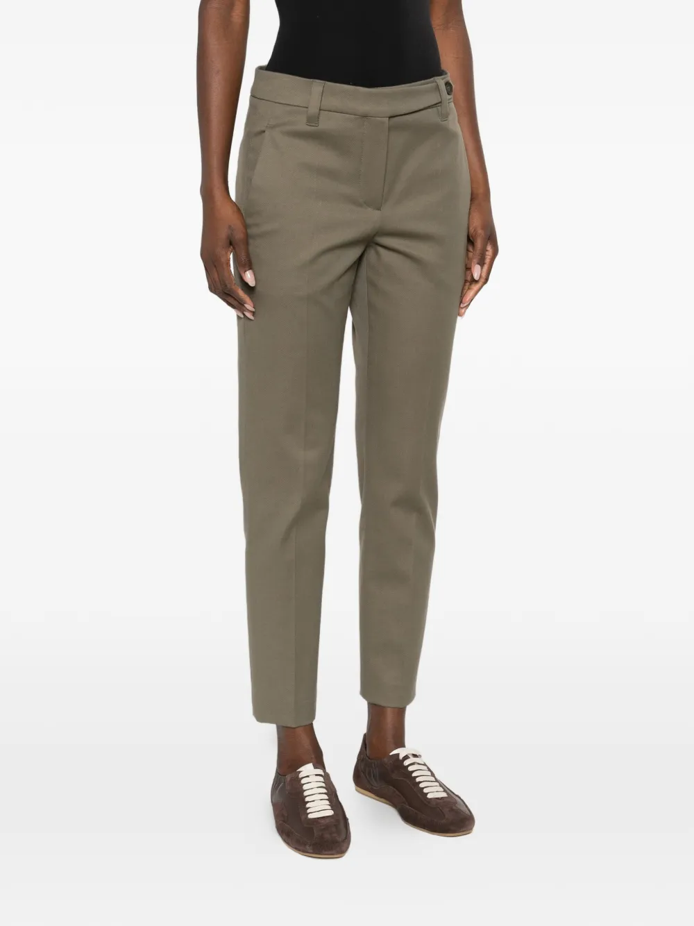 Button Tailored Trousers