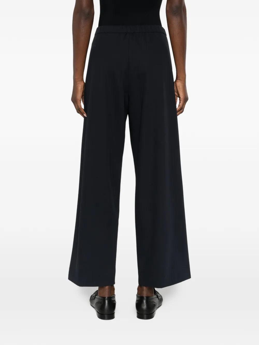 'S Max Mara Sammargenta broek met trekkoord Zwart