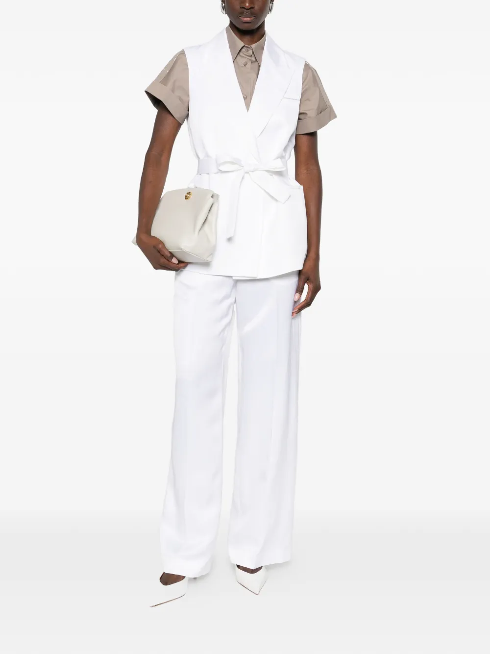 Peserico straight trousers - Wit