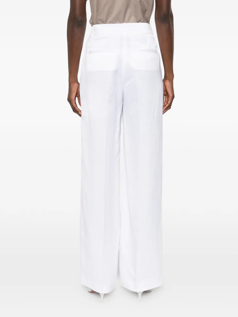 Peserico Straight broek Wit