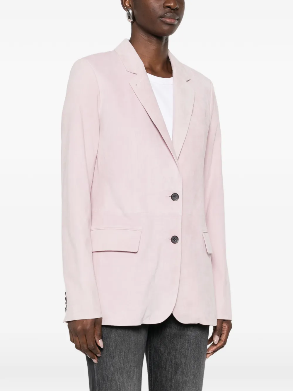  Desa 1972 Suede Blazer - Pink 