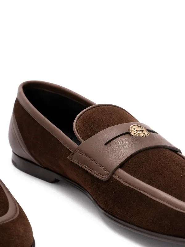 Dolce & Gabbana Split ペニーローファー | ブラウン | FARFETCH JP