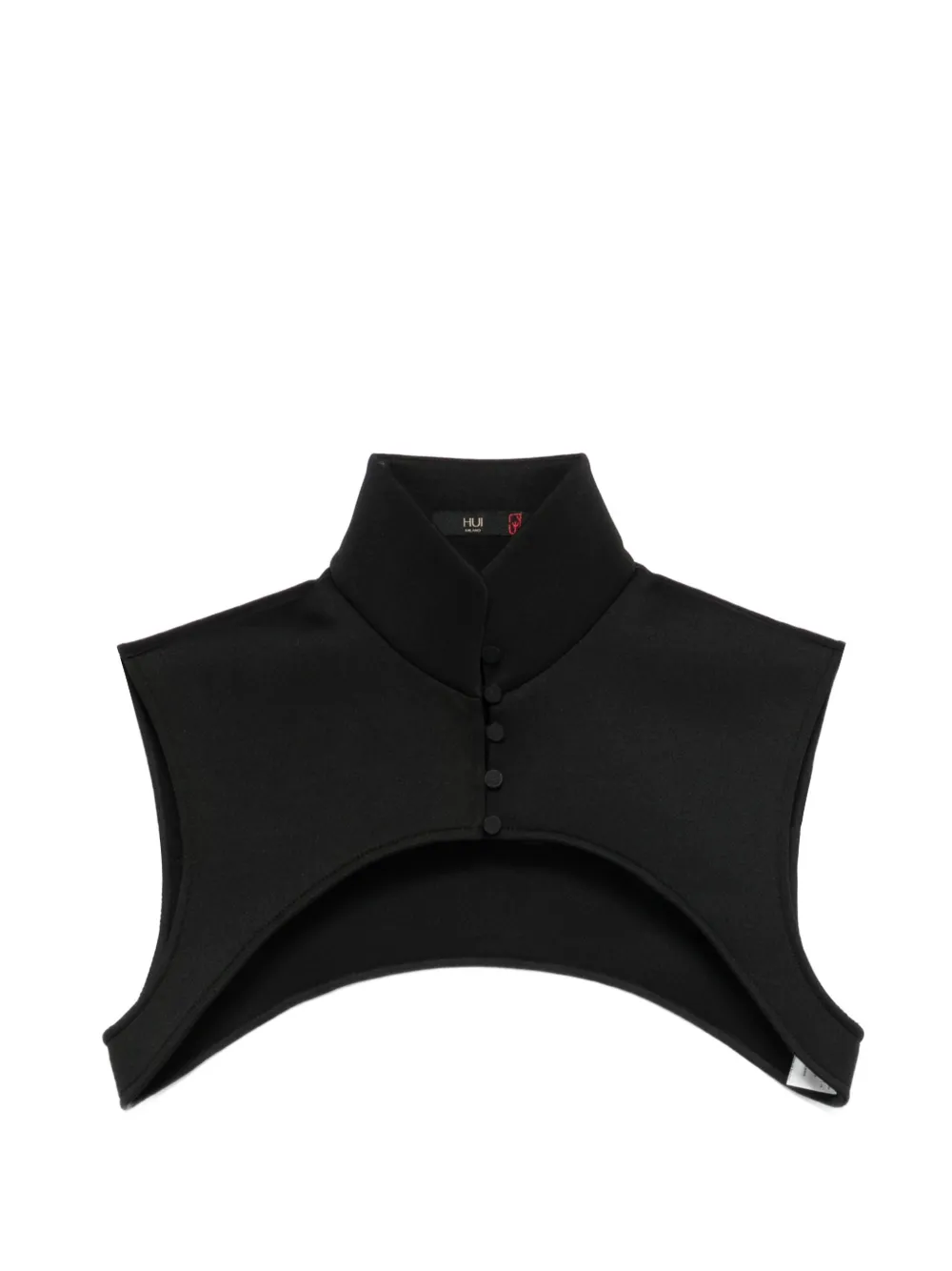 HUI MILANO funnel-neck vest - Nero