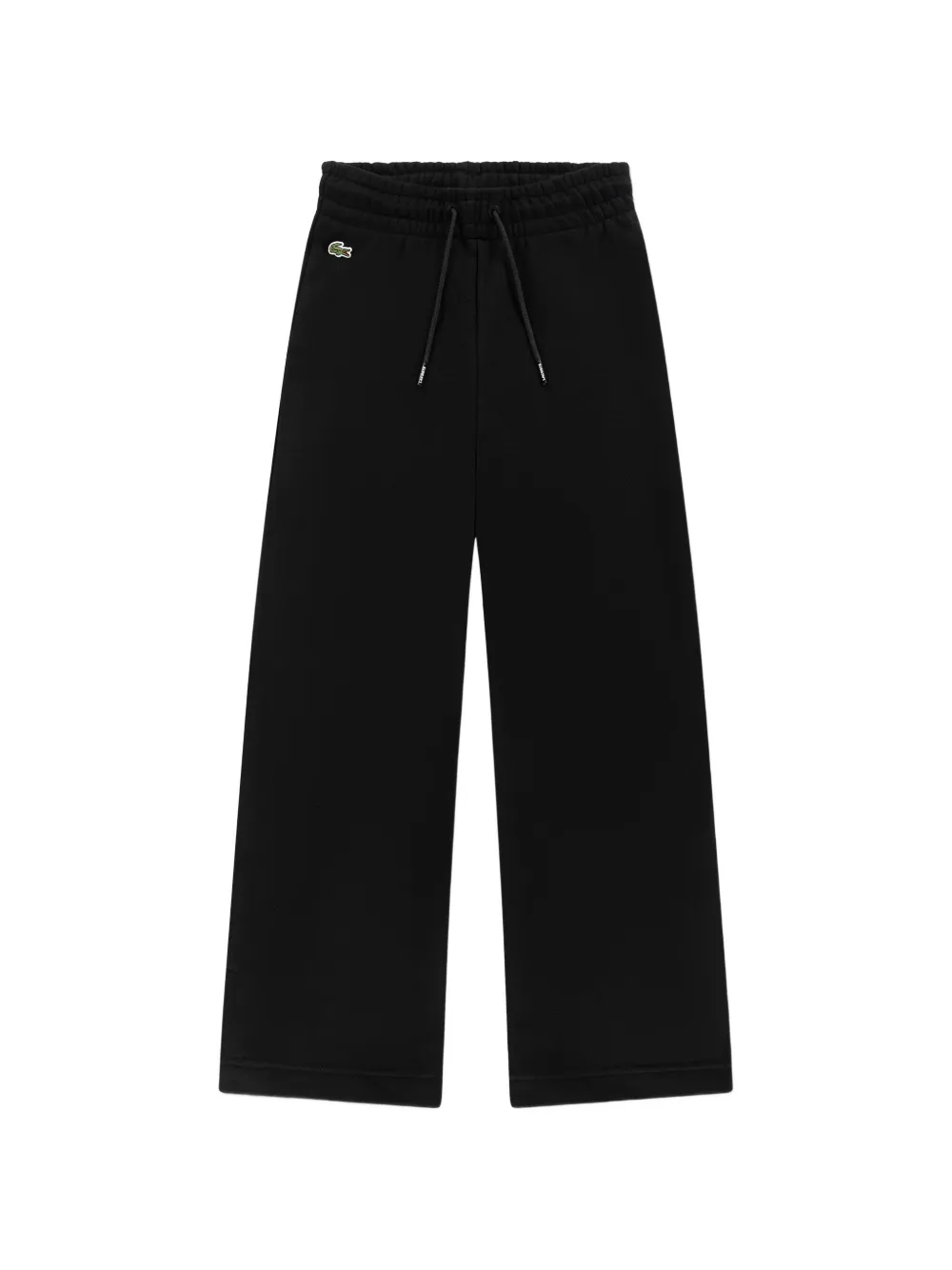 Lacoste Kids drawstrings logo casual trousers - Nero