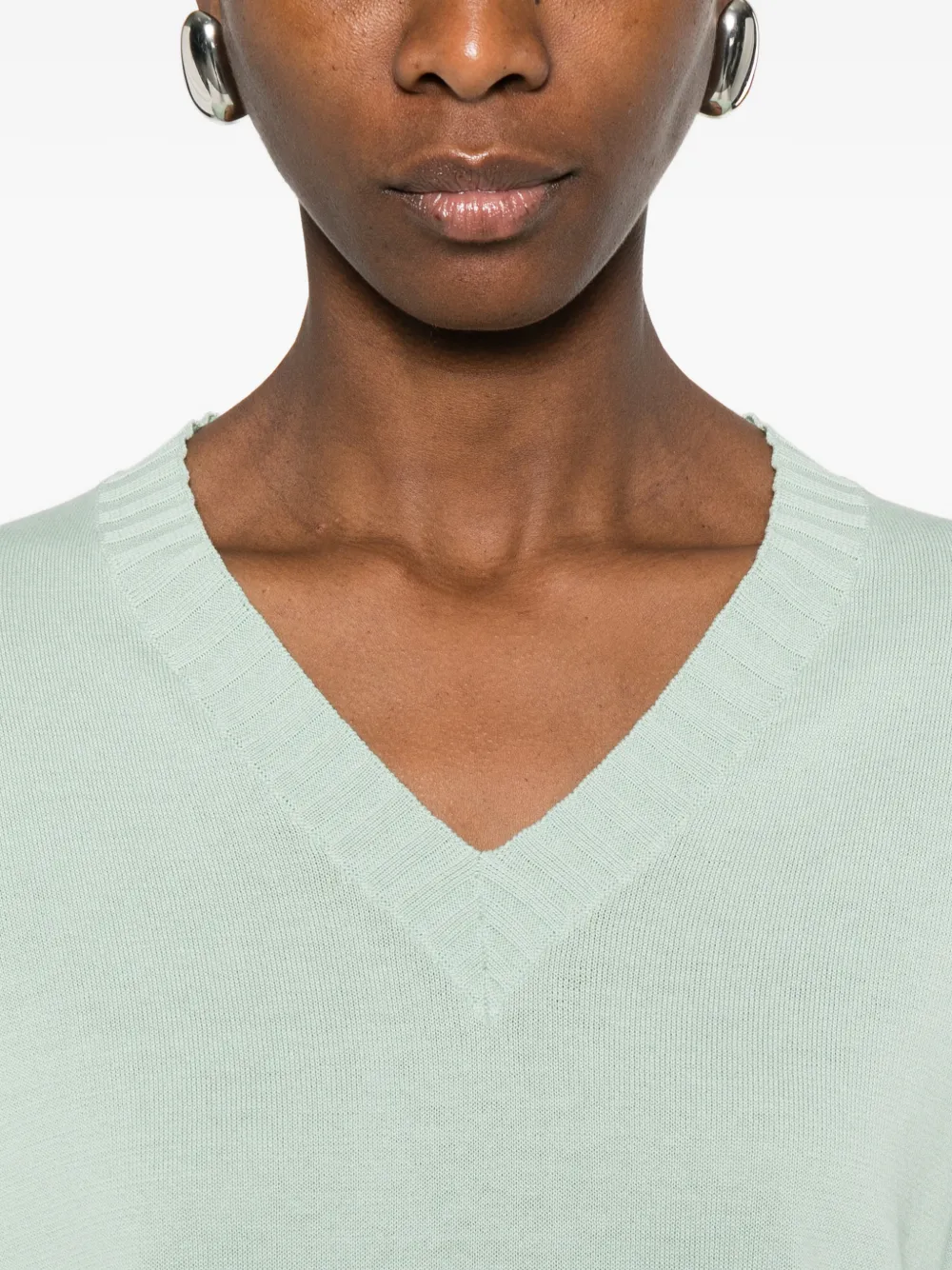 Fabiana Filippi Top met V-hals Groen