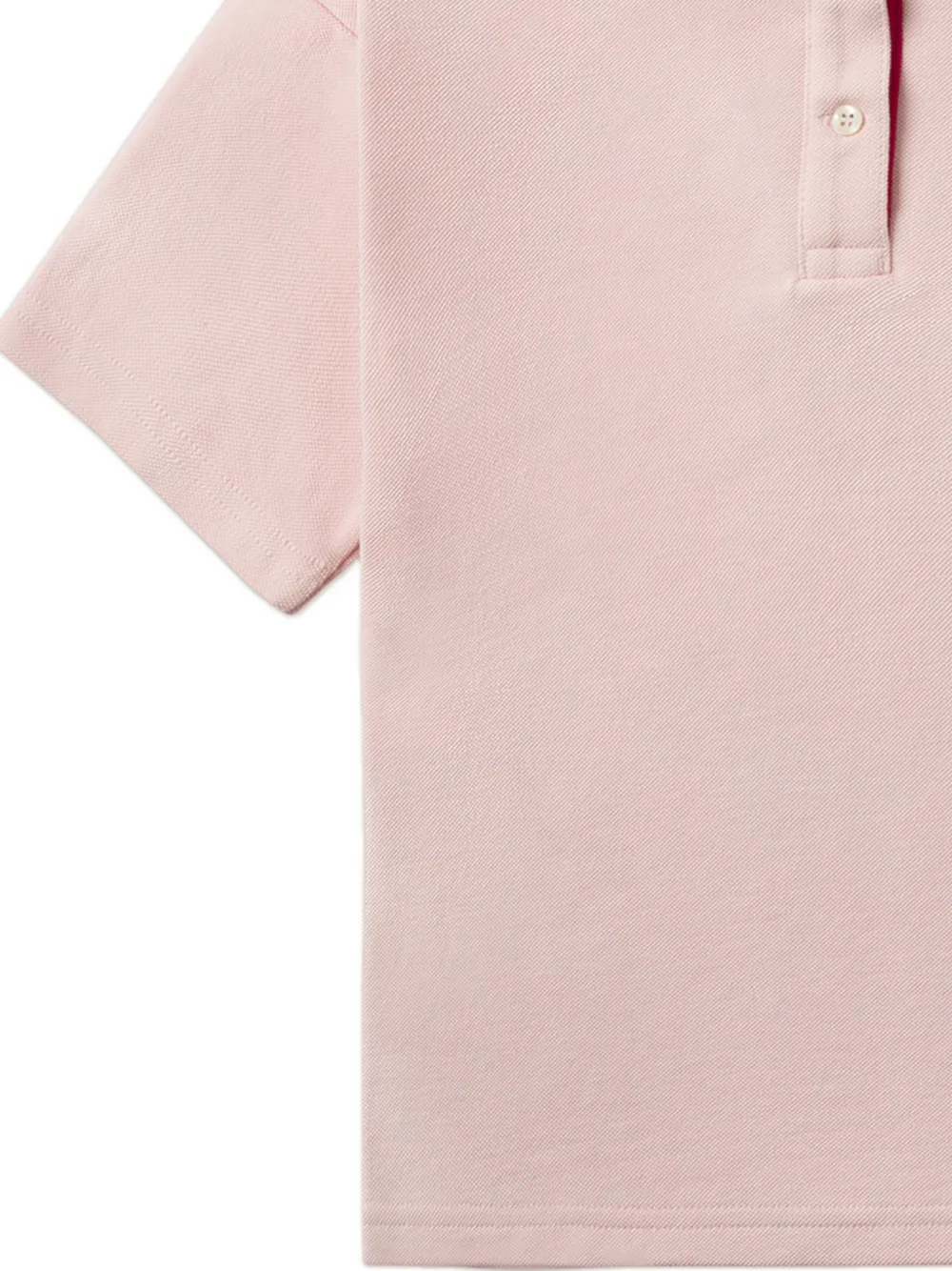 Lacoste Kids T-shirt met knopen Roze