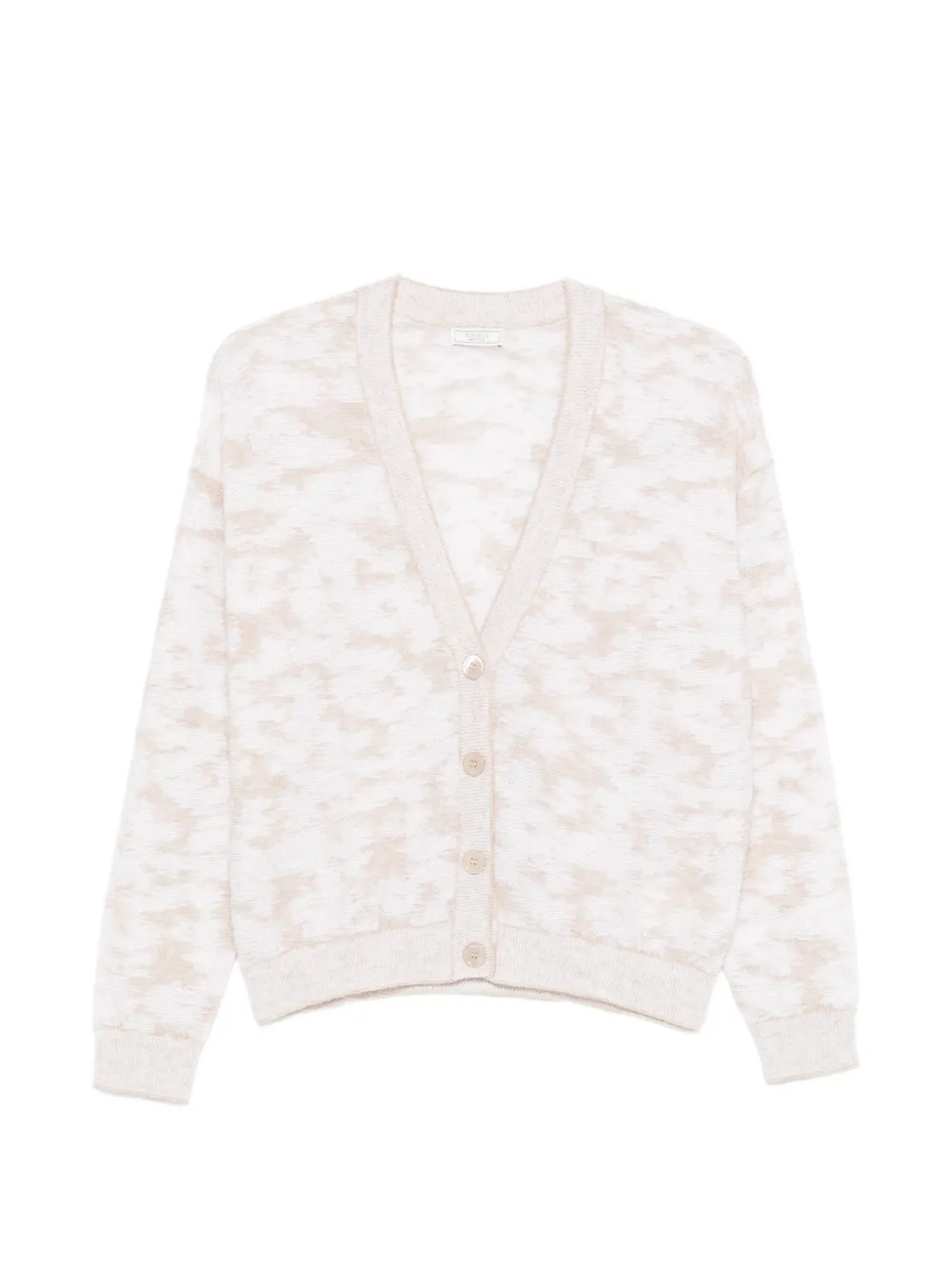 Peserico button-up V-neck cardigan - Toni neutri