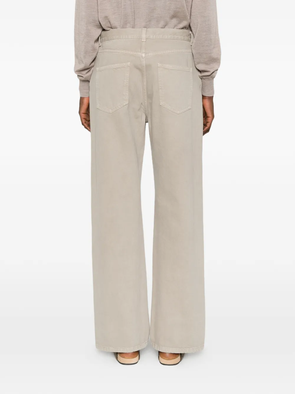 The Row Finbar katoenen jeans Beige